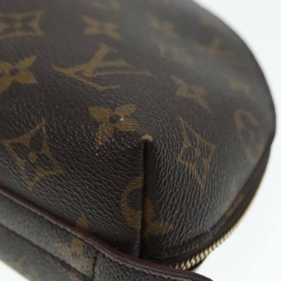 LOUIS VUITTON Monogram Trousse Demi Ronde Cosmetic Pouch M47520 LV Auth 89925 - Picture 7 of 16